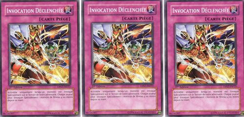 Invocation Declenchee  X3  -  Dp07-Fr021  -   1ere Edition