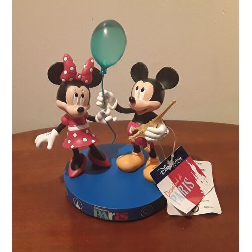 Figurine Minnie Et Mickey Avec Ballon