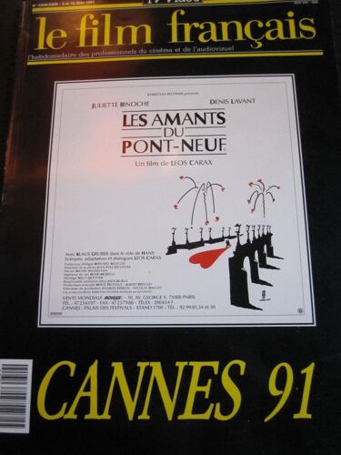 Le Film Français N°2248/2249 : Spécial Cannes 91 (Tous Les Programmes)
