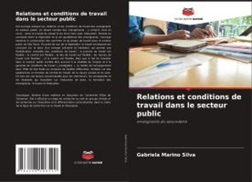 Relations Et Conditions De Travail Dans Le Secteur Public
