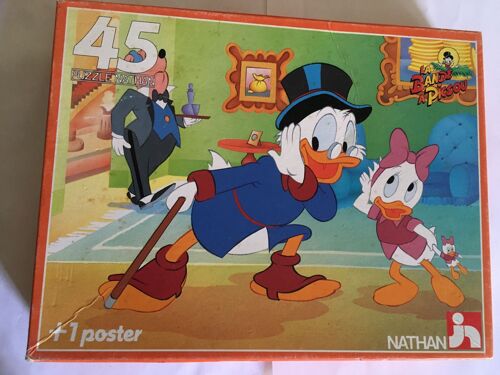 Puzzle 45 Pièces Nathan La Bande À Picsou "Chut, C'est Un Secret!" 1989