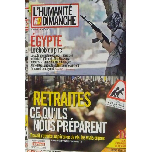 L'humanité Dimanche 375  Retraites:Ce Qu'ils Nous Préparent