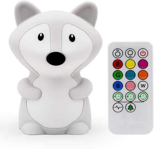 Chambre D'enfants Night Light Baby Night Light Multicolor Fox Night Light Rechargeable Led Night Light 9 Couleurs Bab