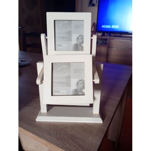 ROUE CADRES PHOTOS,blanc x4