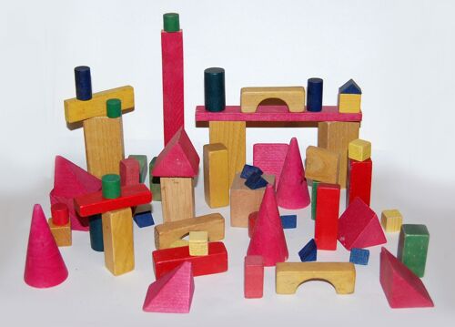 Jeux En Bois Formess Géométriques Construction 60/70