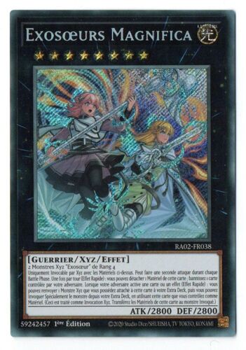 Exosoeurs Magnifica - Ra02-Fr038 - Secret-Rare - Vf - Yu Gi Oh