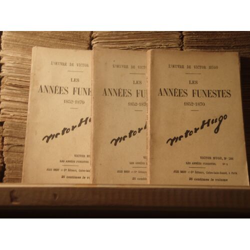 Les Années Funestes 3 Volumes