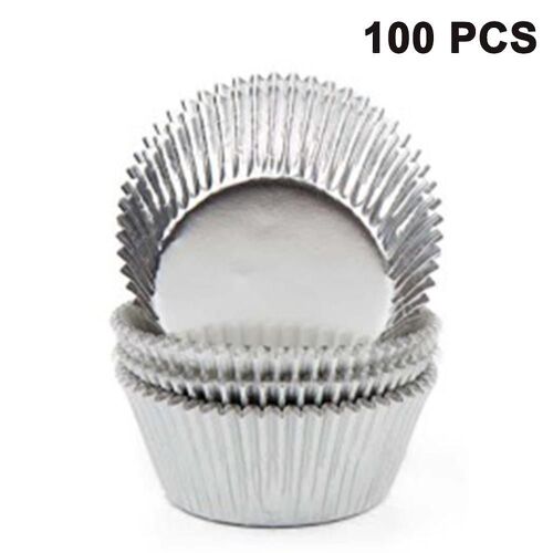 Lot De 100 Caissettes À Muffins, Moules À Cupcakes En Papier, Caissettes À Mini Cupcakes Pour Desserts, Mariages Et Anniversaires