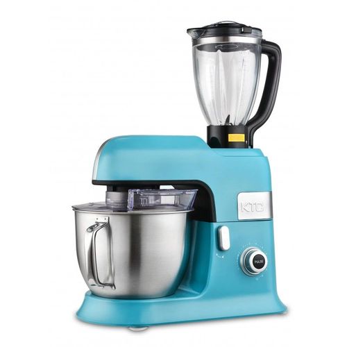 Robot Petrin 6.5l Kitchencook Avec Blender Sécurise Et Accessoires En Téflon Expert_xl Bleu