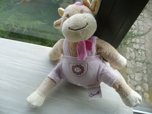 Doudou Peluche Vache Cow Kuh Boite A Musique Musicale Lola Noukies