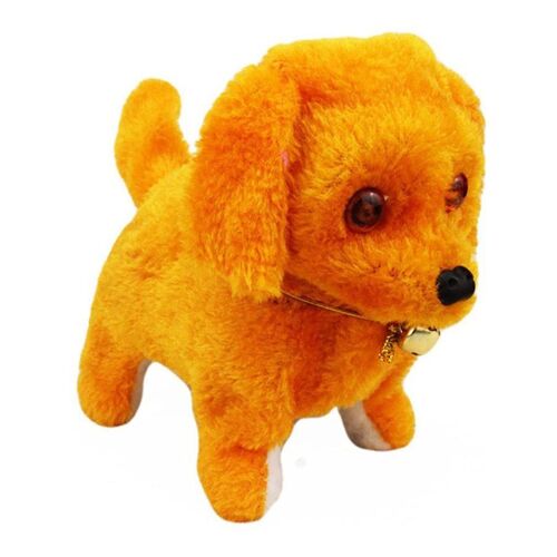 Jouet Électronique En Peluche Pour Enfants, 1 Pièce, Chien En Peluche, Éclairage Aboyant, Interaction Avec La Marche, Éducation Précoce, Amusant, Cadeau Pour Enfants, Livraison Directe