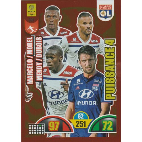 N° 397 - Carte Panini Foot - Adrenalyn Xl 2018 / 2019 - Puissance 4 - Lyon