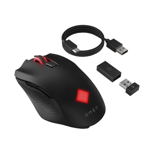 OMEN by HP Vector - Souris - pour droitiers - 6 boutons - sans fil, filaire - USB-C - pour ENVY x360 Laptop; Pavilion Gaming Laptop 15; Pavilion Laptop 15; Pavilion x360 Laptop