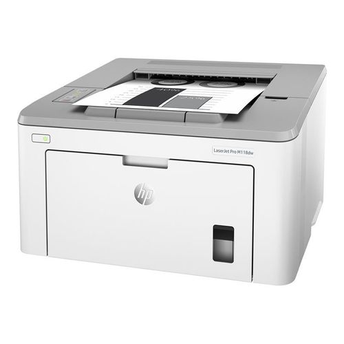 HP LaserJet Pro M118dw - Imprimante - Noir et blanc - laser - A4/Legal - 1200 x 1200 ppp - jusqu'à 28 ppm - capacité : 260 feuilles - USB 2.0, LAN, Wi-Fi(n)