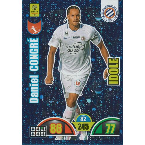 N° 378 - Carte Panini Foot - Adrenalyn Xl 2018 / 2019 - Daniel Congre - Montpellier - Idole
