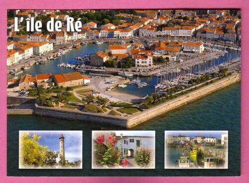 Cpm - L' Île De Ré - Le Port De Saint-Martin, Le Phare Des Baleines