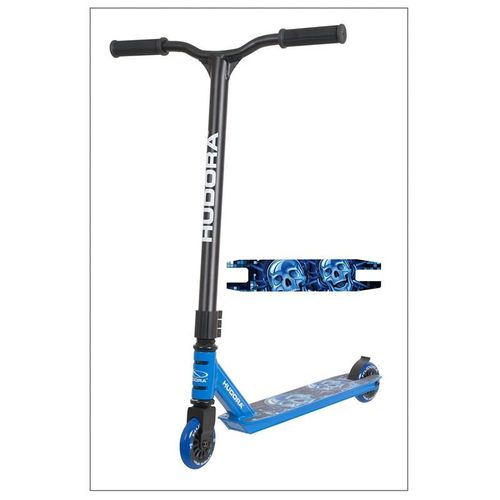 Trottinette De Freeride Xq-12 - Bleue Déco Tête De Mort
