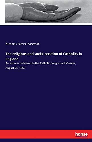 The Religious And Social Position Of Catholics In England