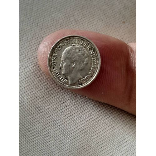 Monnaie 10 Cents Pays Bas 1935 Argent