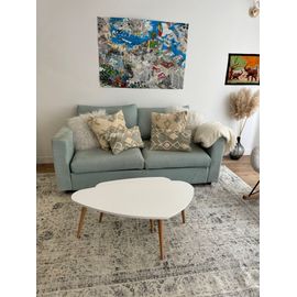 Canapé Lit Ikea, Vimle. Quelque Défaut Sur Le Tissus Du Canapé Et Du Matelas. Pas D¿Inquiétude Il Est Très Facilement Amovible Et Passe À La Machine ! Matelas Épaisseur : 12cm.