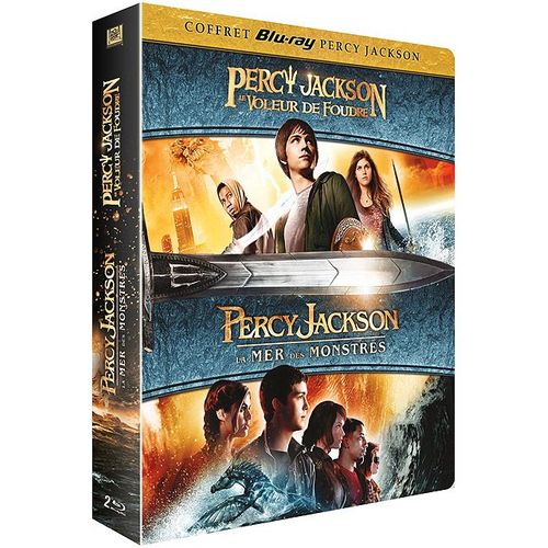 Percy Jackson : Le Voleur De Foudre + Percy Jackson 2 : La Mer Des Monstres - Blu-Ray