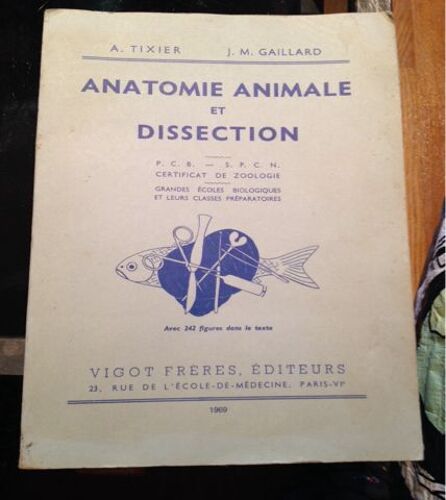 Anatomie Animale Et Dissection