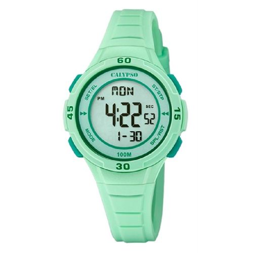 Calypso Montre Junior Digital Silicone Vert K5830/1