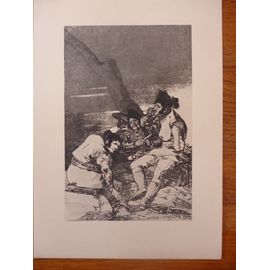 Repro D'eau-Forte De Francisco De Goya:" Lads Se Préparant".