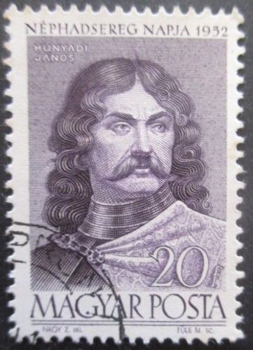 Hongrie N°1057 Général Janos Hunyadi Oblitéré