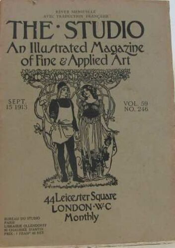 The Studio An Illustrated Magazine Of Fine Et Applied Art Vol.  59 N°246