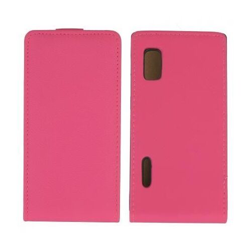 Etui Housse Rose Pour Lg L5 E610 +Film Ecran