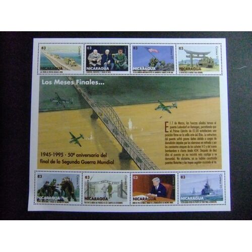 109 Nicaragua 1995 / World War 1945 ( Los Dos Últimos Meses De La Guerra) Yvert 2099 / 07 ** Mnh