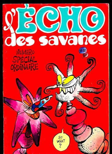 L'echo Des Savanes. N° 33, Spécial Ordinaire.