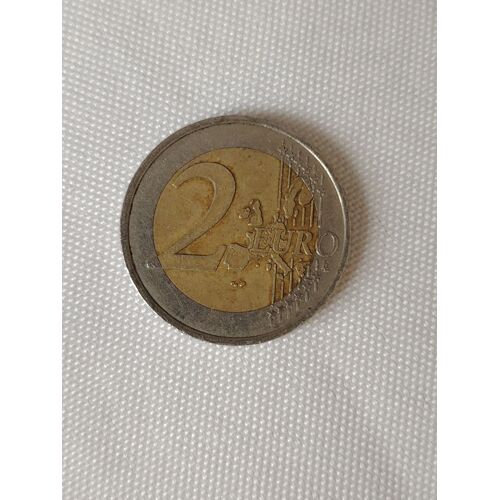 Pièce De 2 Euro Année 2002 Marque Du Fer De Cheval