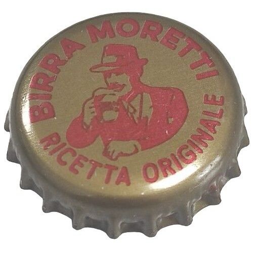 Italie Capsule Bière Beer Crown Cap Birra Moretti Ricetta Originale Su
