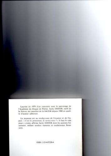 C'est Le Printemps, Le Saviez-Vous ?