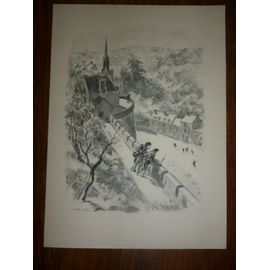 Repro D'eau-Forte De Berthold Mahn :" Observation".