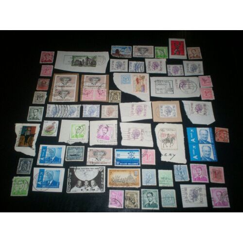 Lot De 64 Timbres De Belgique