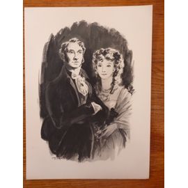 Repro D'eau-Forte De Jean Traynier :" Couple."
