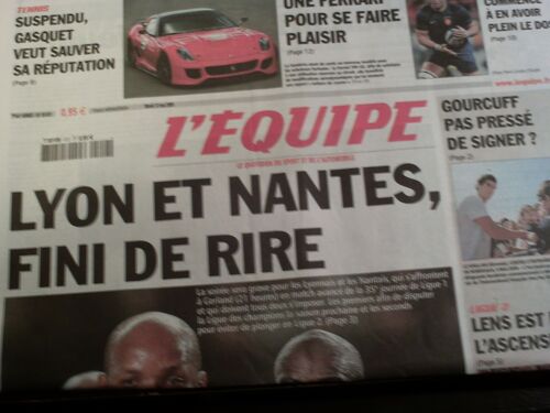 L'equipe "Lyon Et Nantes, Fini De Rire" 20031