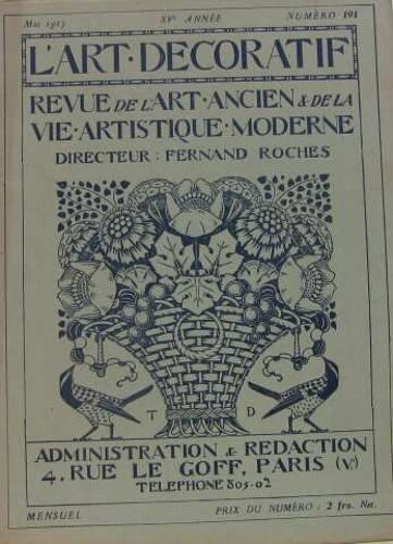 L'art Decoratif N°191 , Mai 1913