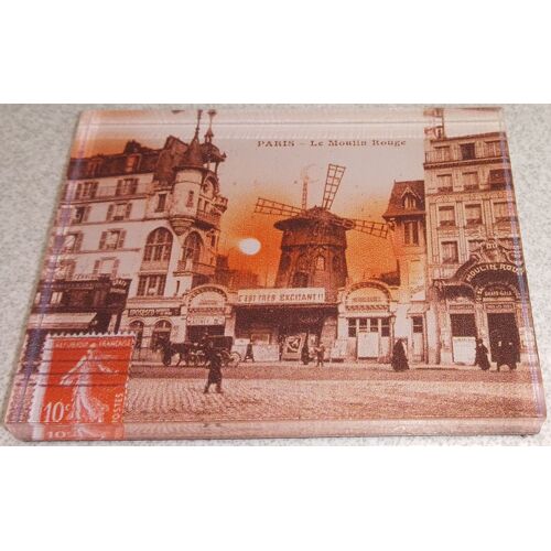 Magnet Plastique Paris Le Moulin Rouge