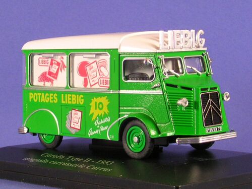 Citroen Hy Type H - Magasin Carrosserie Currus Liebig - 1953 - 1/43 Eligor Numero 8-Eligor