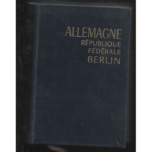 Les Guides Bleus Allemagne République Fédérale, Berlin     Format Cartonné (Livre)