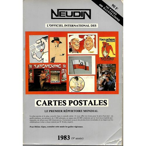 Argus Neudin - Cartes Postales 1983 (9e Année) - L'officiel Cartes Postales De Collection - 1983 -