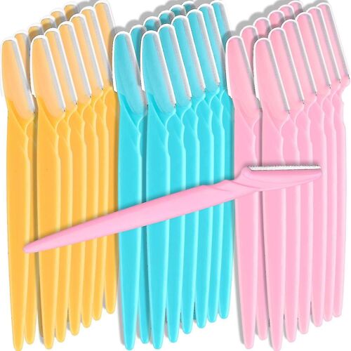 48 Pièces Coupe-Sourcil Facial Razor Razor Avec Couverture De Précision