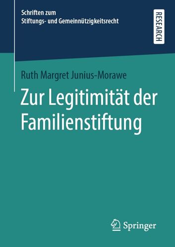 Zur Legitimität Der Familienstiftung