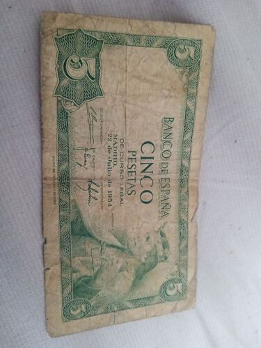 Billet 5 Pesetas Espagne
