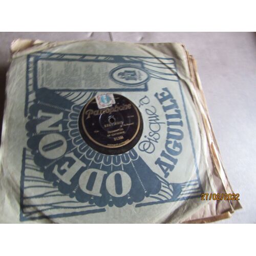 78 Tours Trompettes De Cavalerie ( Prodhomme ::: Sous Bois /// Les Celestins Ref Parlophone 22235