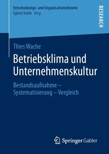 Betriebsklima Und Unternehmenskultur